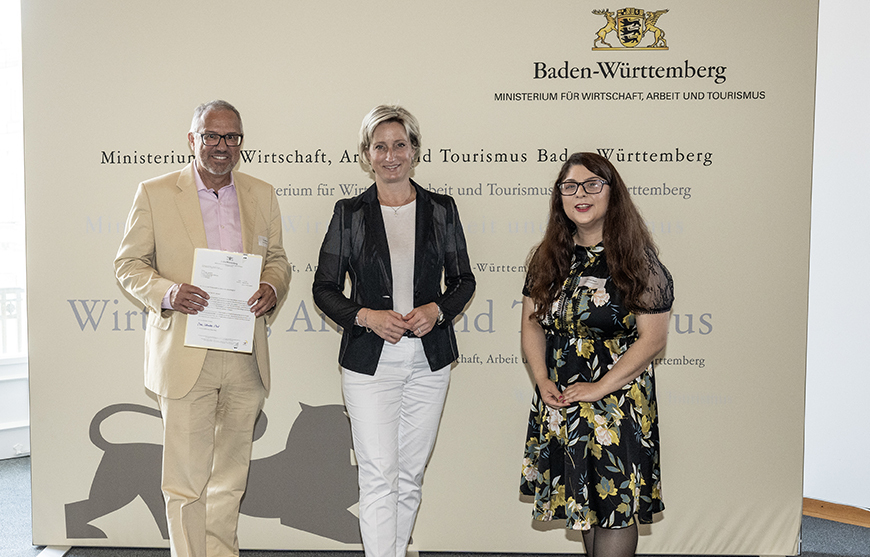 Start des Projektes Smart dot Power at skills dot BW am etz