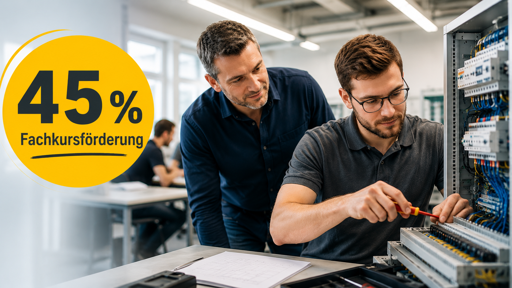 45% Fachkursförderung – jetzt Weiterbildung im etz sichern!