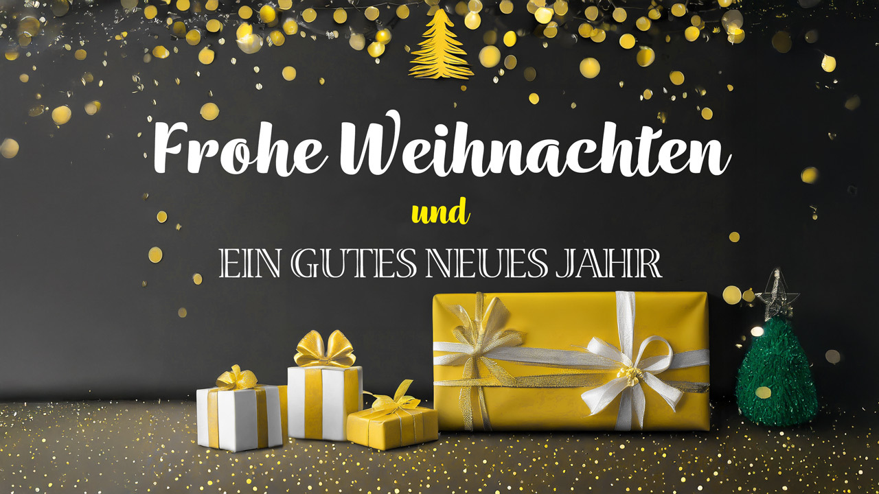 Wir wünschen ein frohes Fest und einen guten Rutsch ins Jahr 2026!